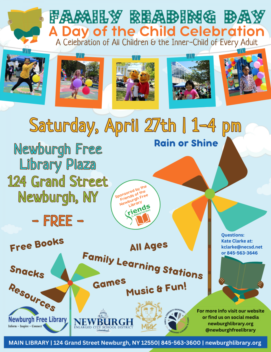 Thumbnail for Family Reading Day Event | Saturday, April 27th